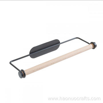 Perforation-free hanger towel rack roll paper rack